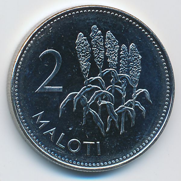 Лесото, 2 малоти (2018 г.)
