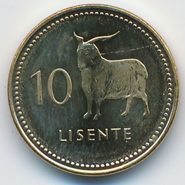 Лесото, 10 лисенте (2023 г.)