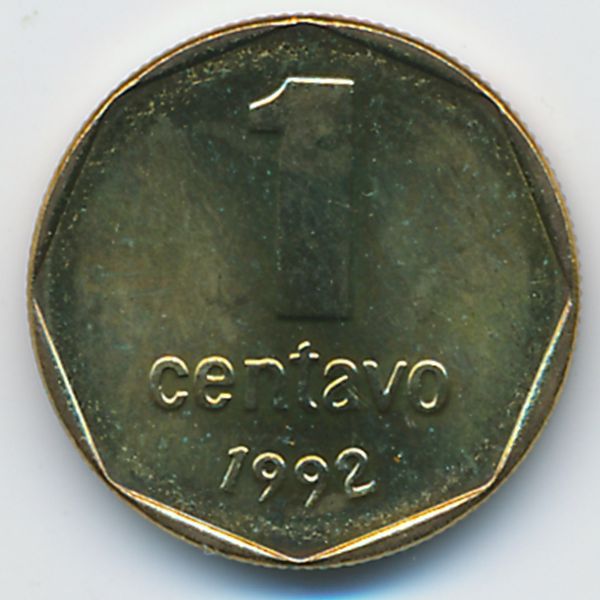 Аргентина, 1 сентаво (1992 г.)