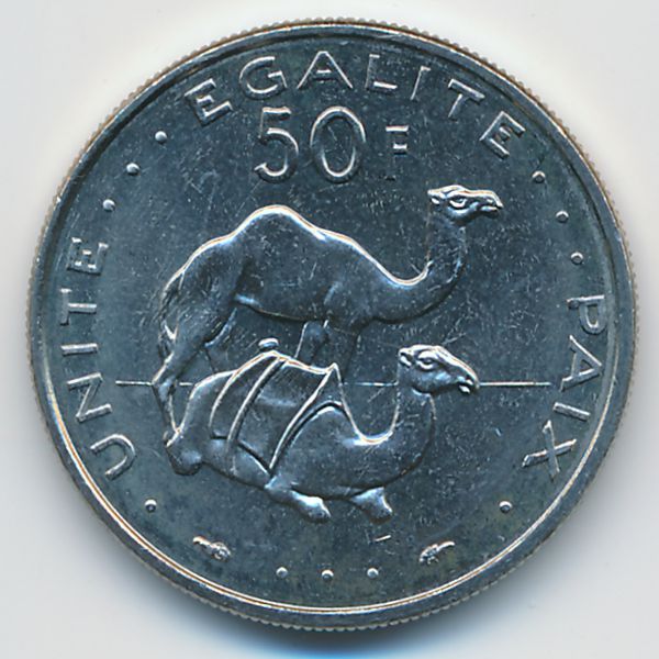 Джибути, 50 франков (1991 г.)