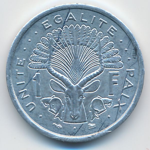 Джибути, 1 франк (1996 г.)