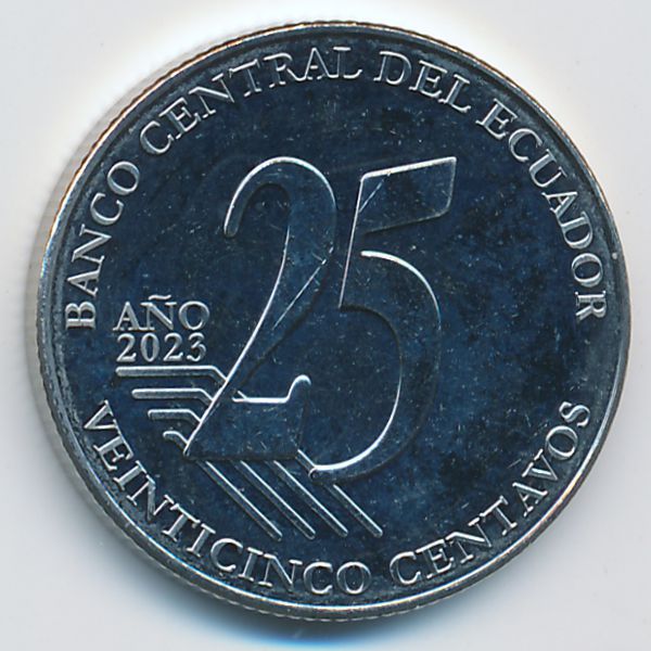 Эквадор, 25 сентаво (2023 г.)