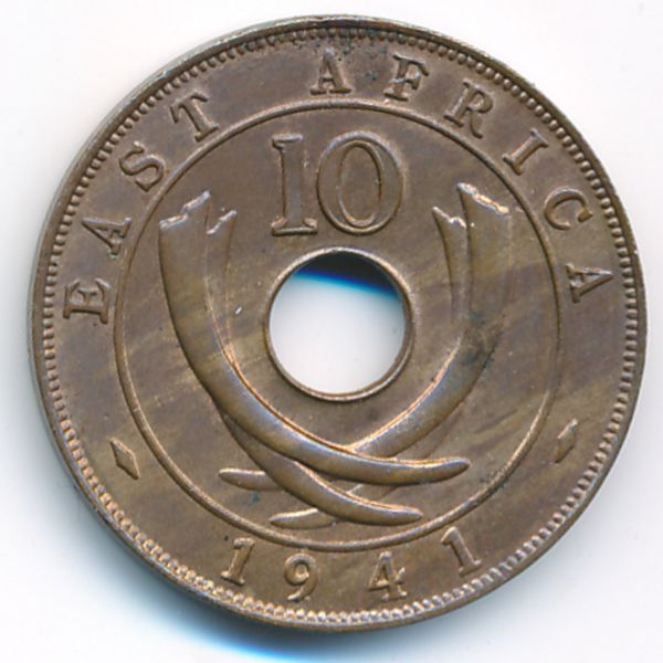 Восточная Африка, 10 центов (1941 г.)