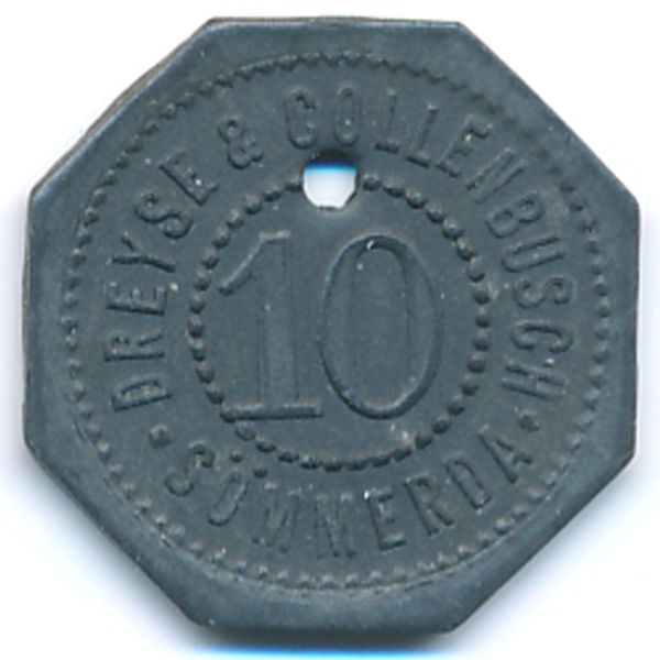Зёммерда., 10 пфеннигов