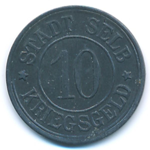 Зельб., 10 пфеннигов (1918 г.)