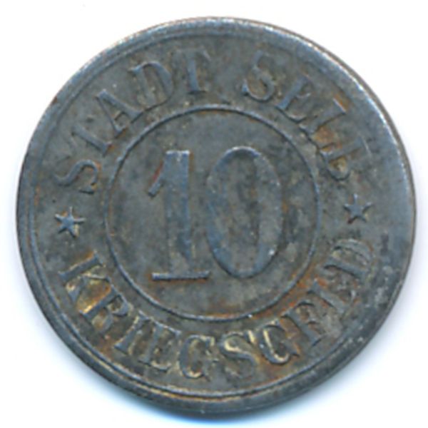 Зельб., 10 пфеннигов (1918 г.)
