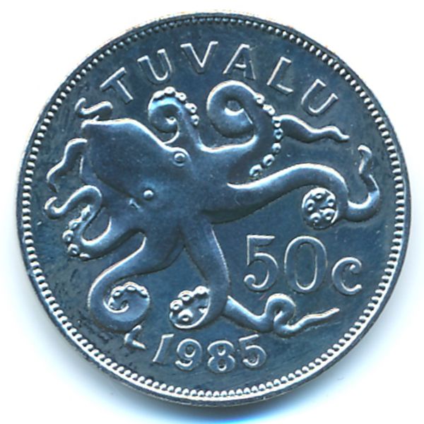 Тувалу, 50 центов (1985 г.)