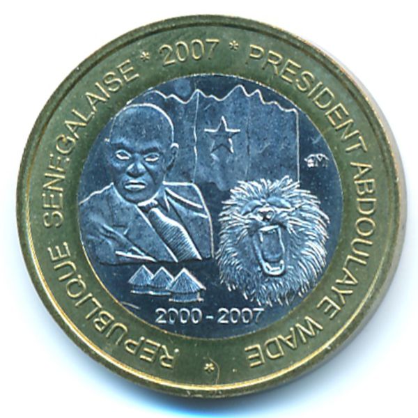 Сенегал., 6000 франков КФА (2007 г.)