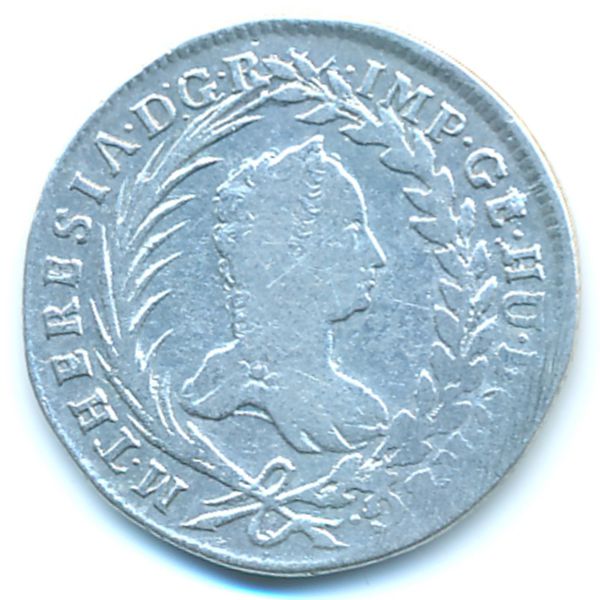 Австрия, 20 крейцеров (1760 г.)