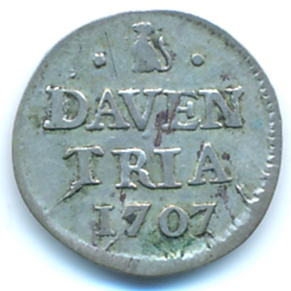 Девентер, 2 стивера (1707 г.)