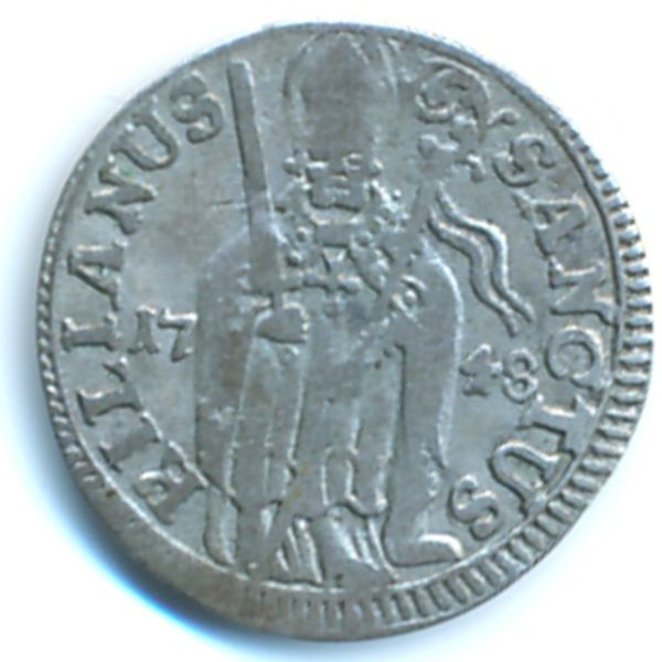 Вюрцбург, 1 шиллинг (1748 г.)