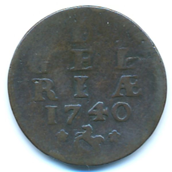 Гелдерланд, 1 дуит (1740 г.)