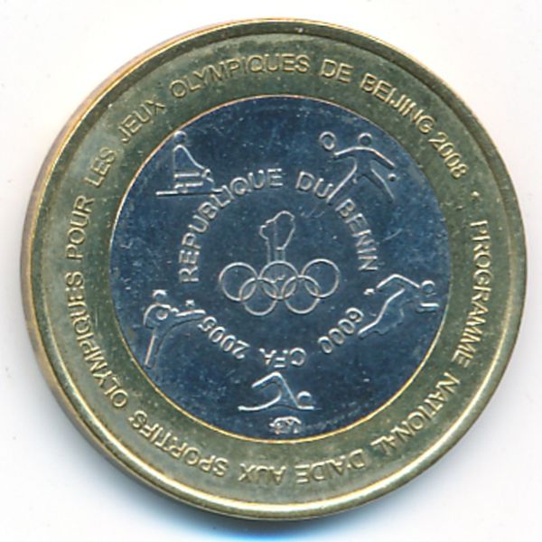 Бенин., 6000 франков КФА (2005 г.)