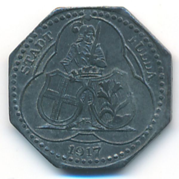 Фульда., 10 пфеннигов (1917 г.)