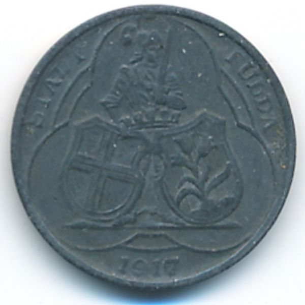 Фульда., 10 пфеннигов (1917 г.)