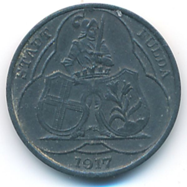 Фульда., 10 пфеннигов (1917 г.)