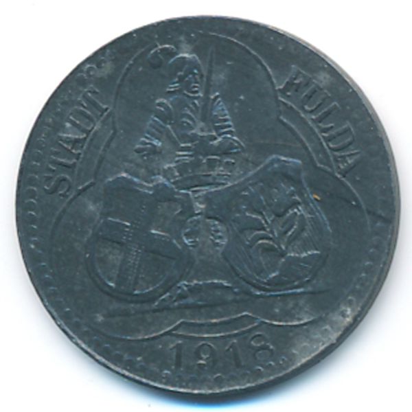 Фульда., 50 пфеннигов (1918 г.)
