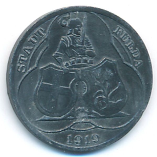 Фульда., 10 пфеннигов (1919 г.)