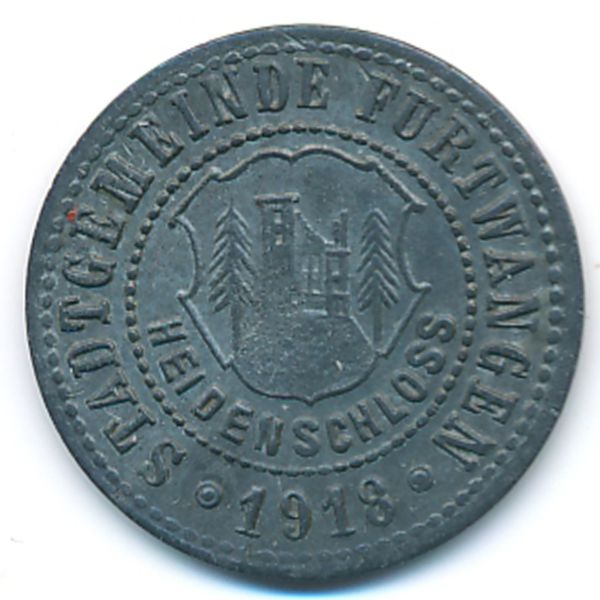 Фуртванген., 50 пфеннигов (1918 г.)