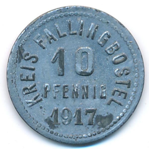 Фаллингбостель., 10 пфеннигов (1917 г.)