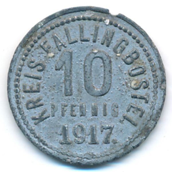 Фаллингбостель., 10 пфеннигов (1917 г.)