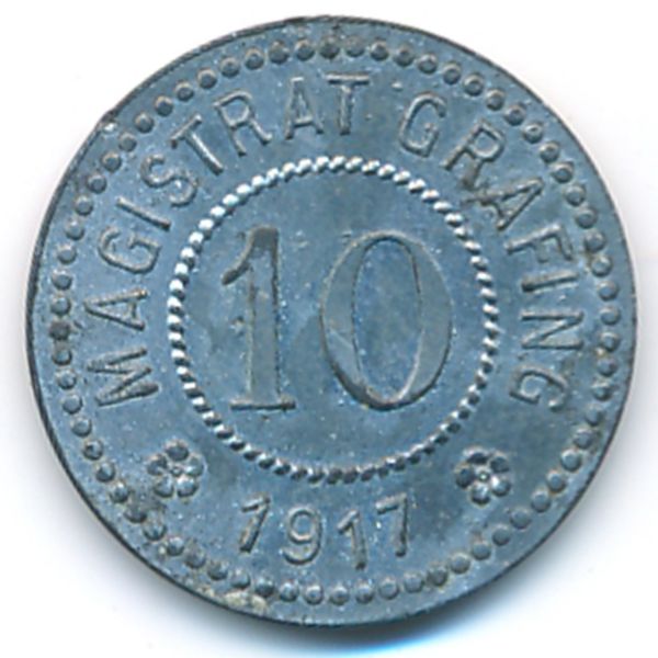Графинг., 10 пфеннигов (1917 г.)