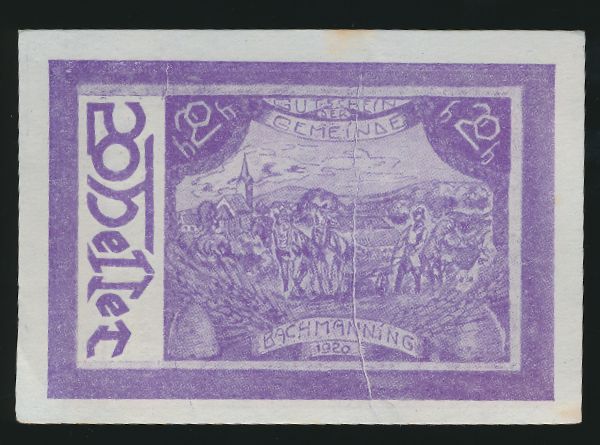 Нотгельды Австрии, 20 геллеров (1920 г.)