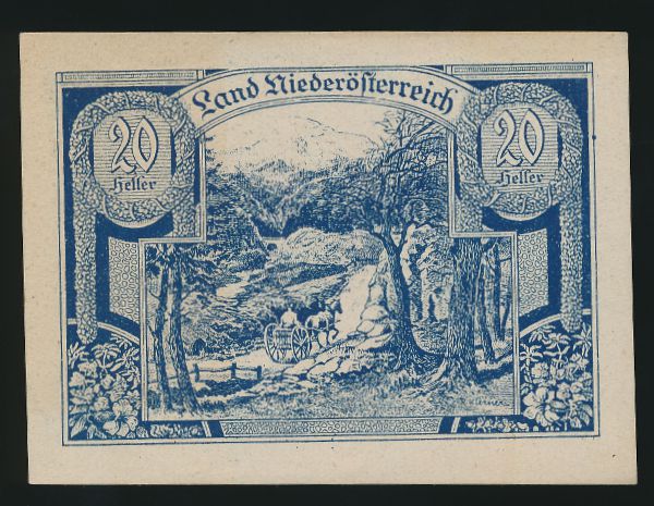 Нотгельды Австрии, 20 геллеров (1920 г.)