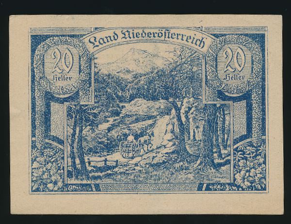 Нотгельды Австрии, 20 геллеров (1920 г.)