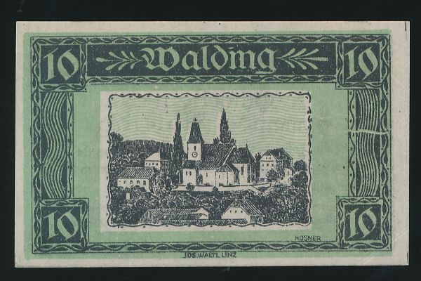 Нотгельды Австрии, 10 геллеров (1920 г.)