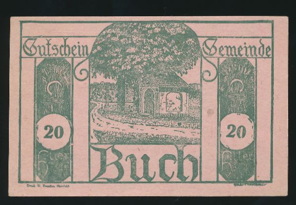Нотгельды Австрии, 20 геллеров (1920 г.)