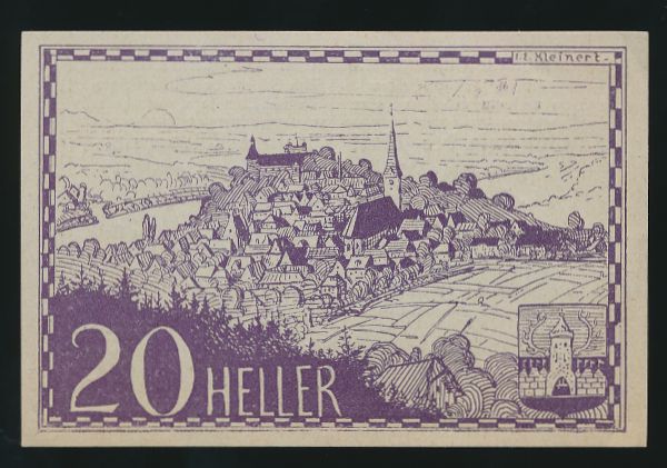 Нотгельды Австрии, 20 геллеров (1920 г.)