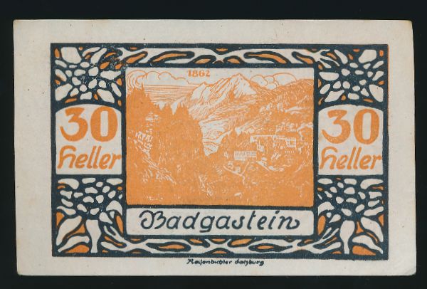Нотгельды Австрии, 30 геллеров (1920 г.)