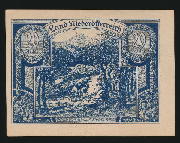 Нотгельды Австрии, 20 геллеров (1920 г.)