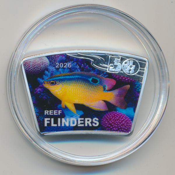 Фландерс риф., 50 долларов (2026 г.)