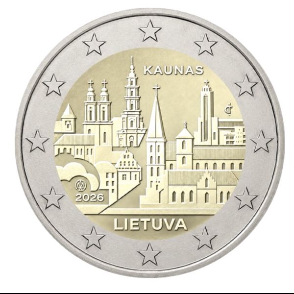Литва, 2 евро (2026 г.)