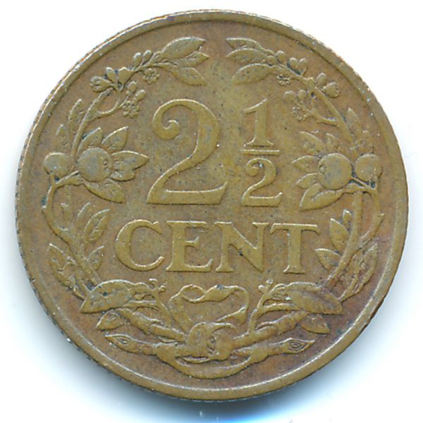 Кюрасао, 2 1/2 цента (1948 г.)
