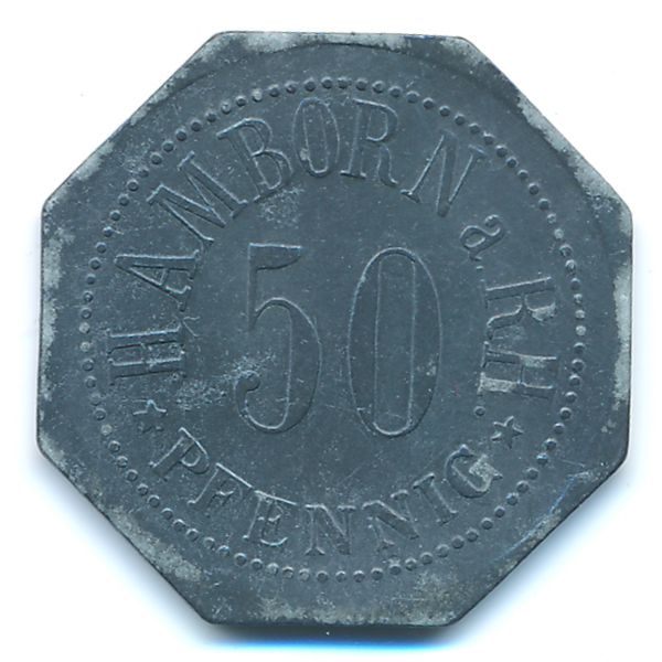Хамборн., 50 пфеннигов