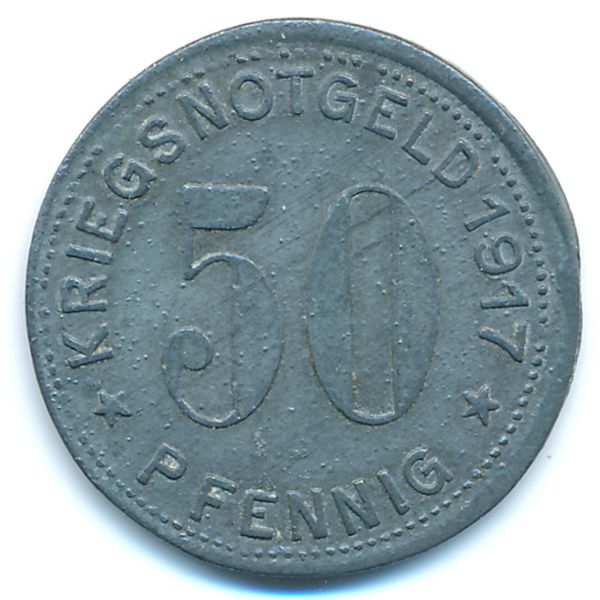 Гуммерсбах., 50 пфеннигов (1917 г.)