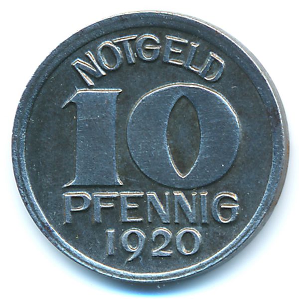 Галле., 10 пфеннигов (1920 г.)