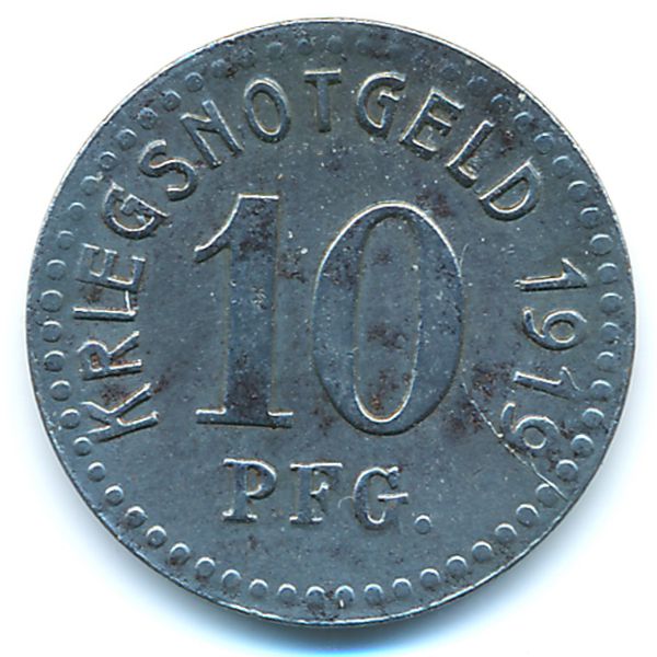 Эмшер., 10 пфеннигов (1919 г.)