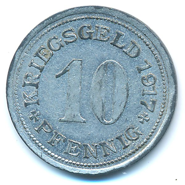 Хёрде., 10 пфеннигов (1917 г.)