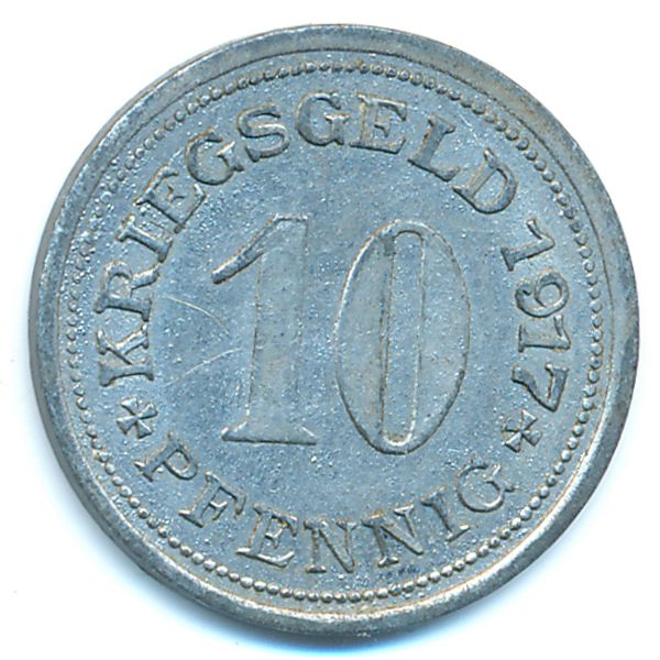 Хёрде., 10 пфеннигов (1917 г.)