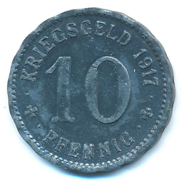Хаген., 10 пфеннигов (1917 г.)