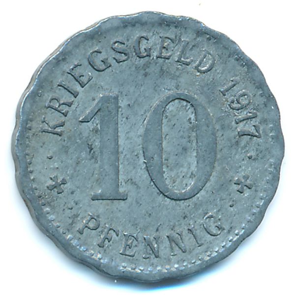 Хаген., 10 пфеннигов (1917 г.)