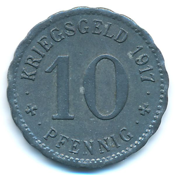 Хаген., 10 пфеннигов (1917 г.)