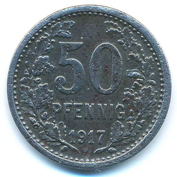Хаттинген., 50 пфеннигов (1917 г.)