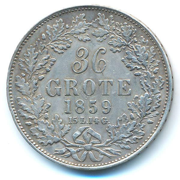 Бремен, 36 грот (1859 г.)