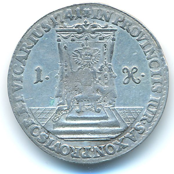 Саксония, 1 грош (1741 г.)