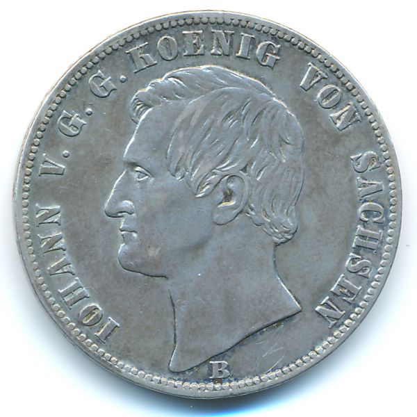 Саксония, 1 талер (1869 г.)